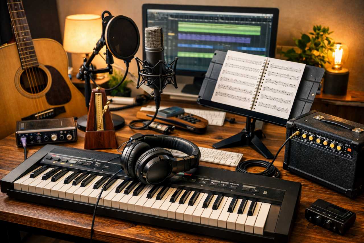 Evde Müzik Yapmak İçin Gerekli Temel Ekipmanlar Nelerdir?