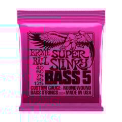 Ernie Ball P02824 Super Slinky Nickel 40-125 (5 Telli) Bas Gitar Teli