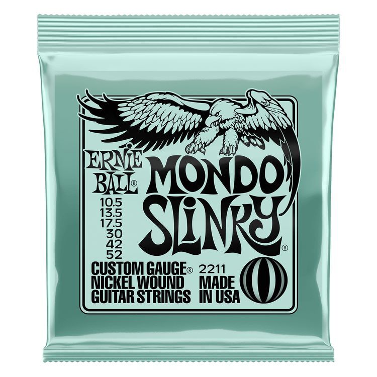 ERNIE BALL P02211 - Mondo Slinky Nickel Wound 10.5-52 Elektro Gitar Teli