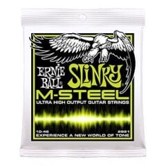 Ernie Ball P02921 M-Steel Regular Slinky 0.10 - 0.46 Elektro Gitar Teli