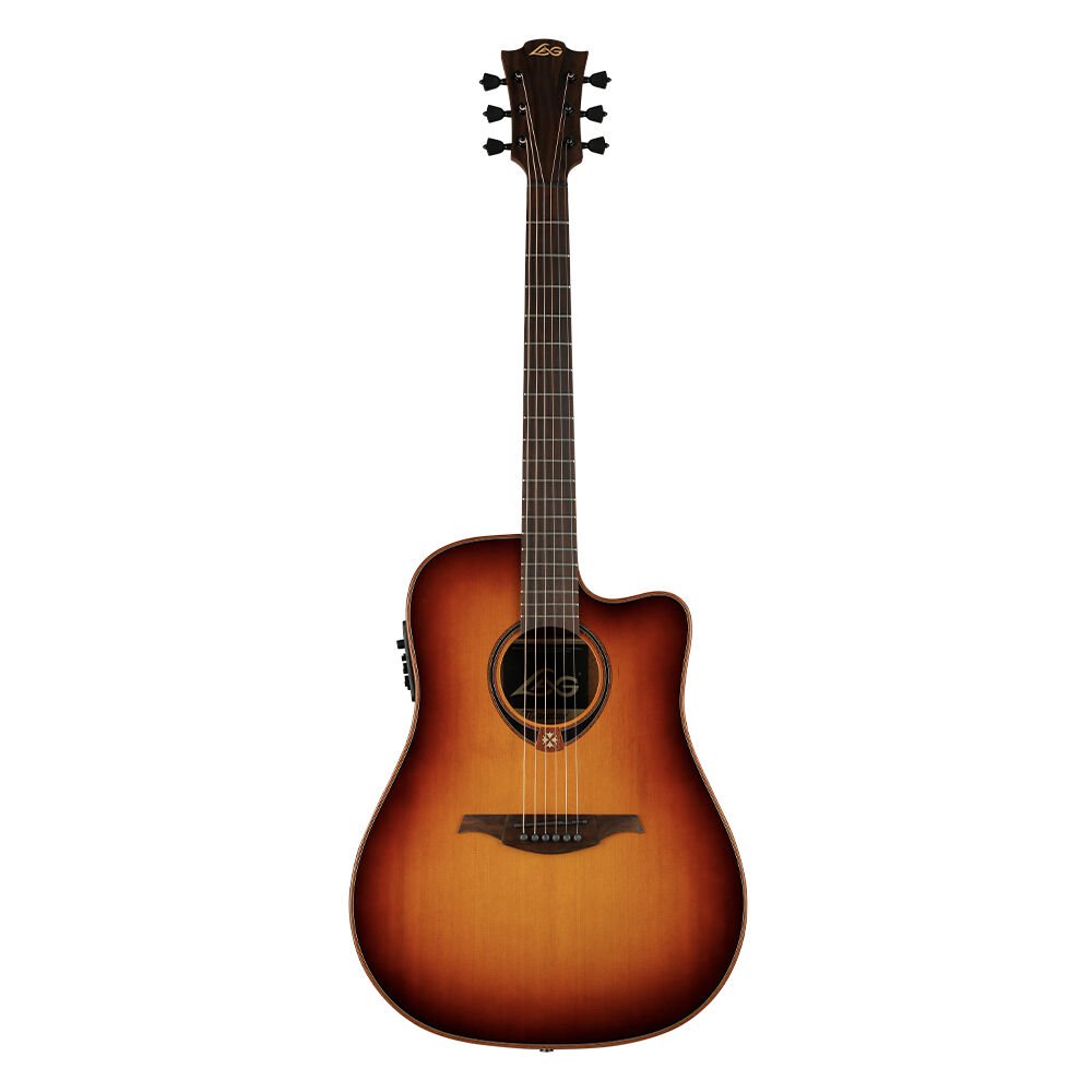 LAG GLA T118DCE-BRS Dreadnought Cutaway Elektro Akustik Gitar