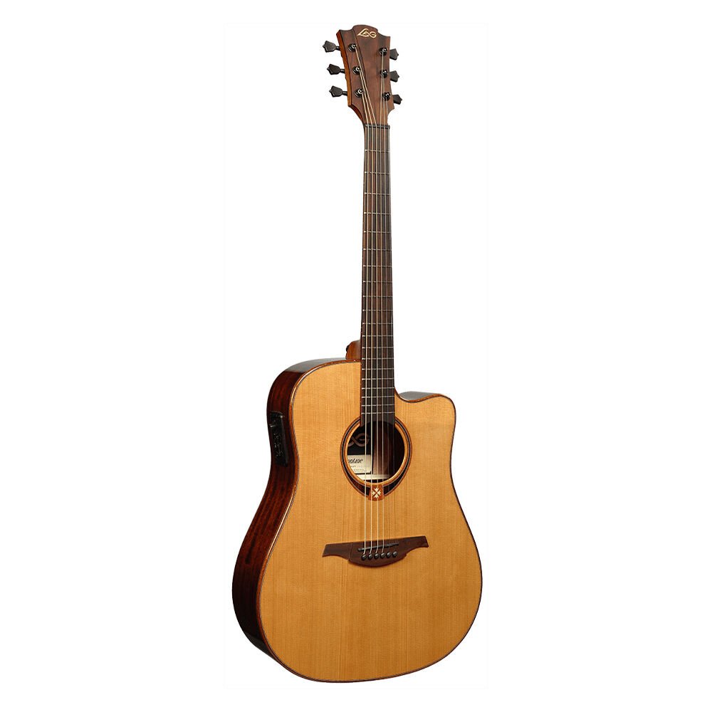 LAG GLA T118DCE - Tramontane Dreadnought Cutaway Elektro Akustik Gitar