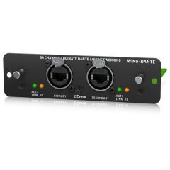 BEHRINGER 64x64 Kanal Audinate Dante AoIP Ağı için WING Genişletme Kartı