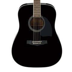IBANEZ PF15-BK Siyah Akustik Gitar