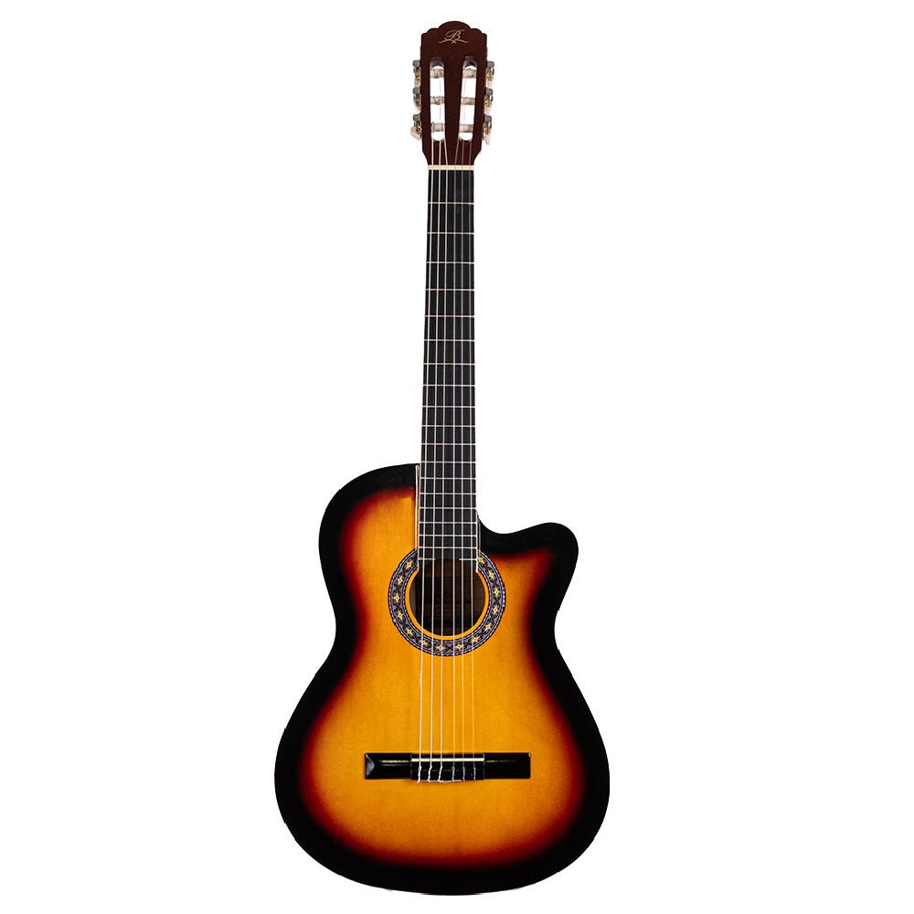 BARCELONA LC 3900 CSB / Cutaway Klasik Gitar - Sunburst Renk