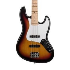 KOZMOS KJB-ALDJJ-GMN-3TS Jazz Bass Akçaağaç Klavye Sunburst Bas Gitar