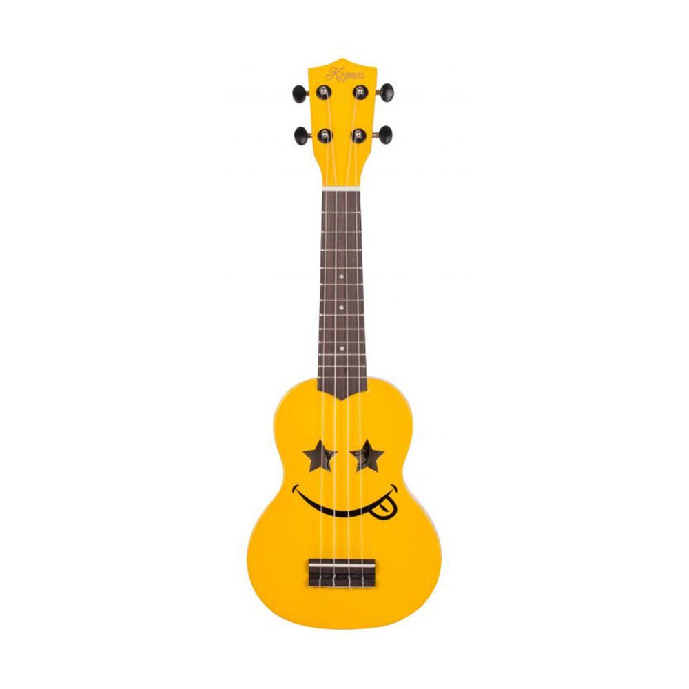 KOZMOS KUK-101-YW Emoji Sarı Soprano Ukulele (Çantalı)