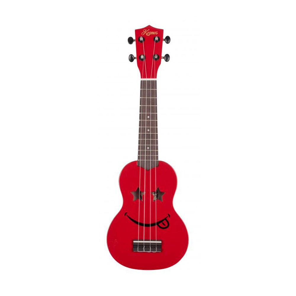 KOZMOS KUK-101-RD Emoji Kırmızı Soprano Ukulele (Çantalı)