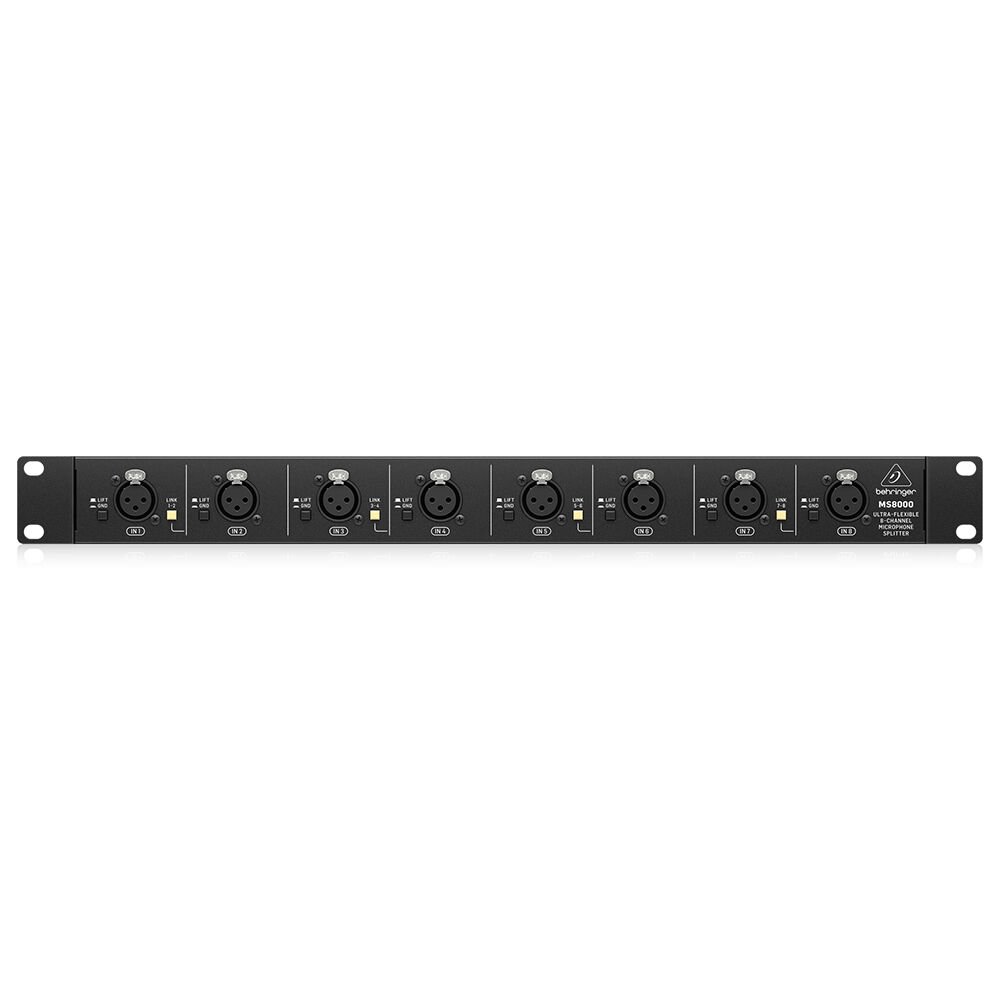 BEHRINGER MS8000 Ultra-Flexible 8 Kanal Mikrofon Splitter