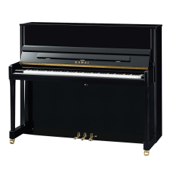 KAWAI K-300 M/PEP Parlak Siyah 122 CM Duvar Piyanosu