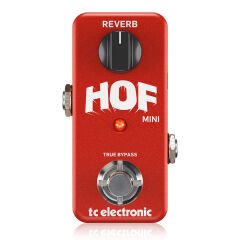 TC ELECTRONIC HALL OF FAME MINI REVERB / Ultra-Compact High-Quality Reverb Pedal with Built-In TonePrints