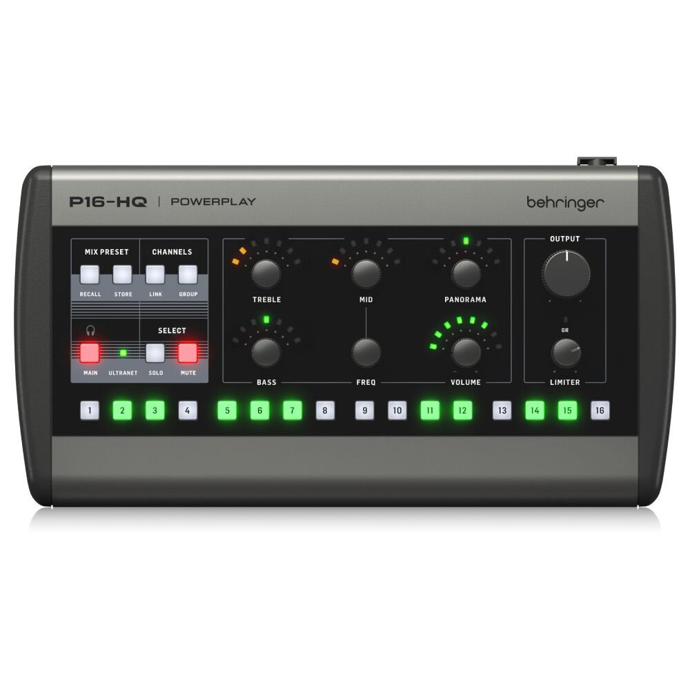 BEHRINGER P16-HQ 16-Kanal Kişisel Monitör Mikseri