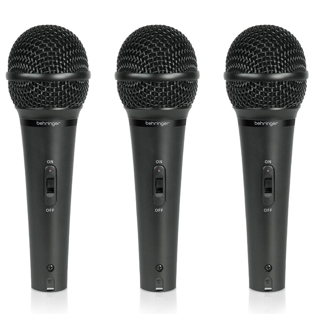 BEHRINGER ULTRAVOICE XM1800S 3lü Dinamik Kardioid Mikrofon Seti