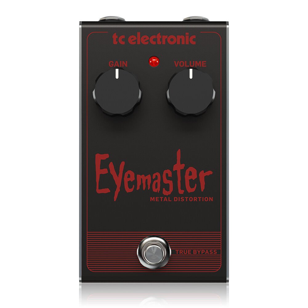 TC Electronic EYEMASTER METAL DISTORTION Skull-Pounding Metal Distortion Pedal