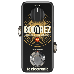 TC Electronic BODYREZ ACOUSTIC PICKUP ENHANCER Ultra-Compact Acoustic Guitar Pedal