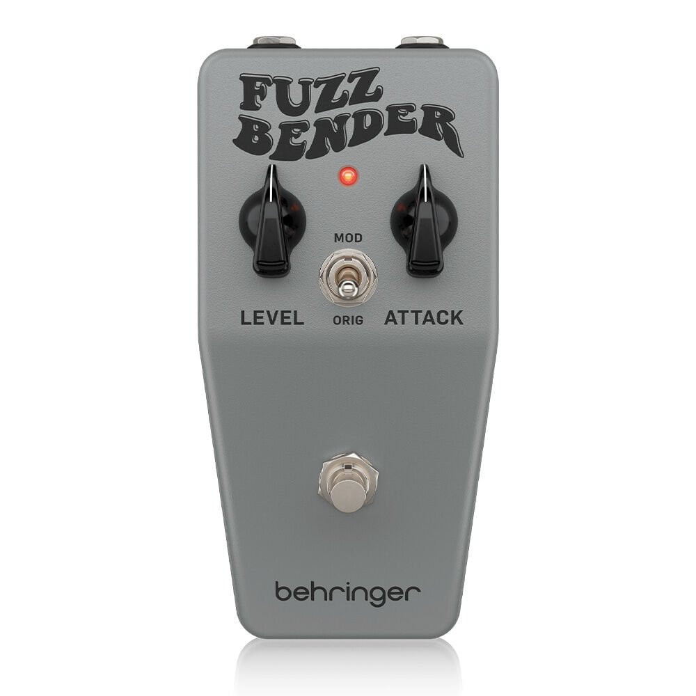 BEHRINGER FUZZ BENDER Vintage 60s Style Fuzz Pedal with Custom Bias Mod Switch