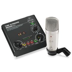 BEHRINGER USB/Ses Arayüzü ile Eksiksiz Kayıt Paketi