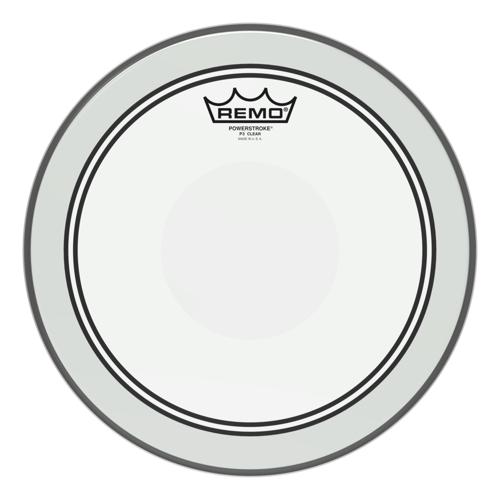 REMO P3-0312-C2- Powerstroke® P3 Şeffaf Top Clear Dot 12'' Davul Derisi
