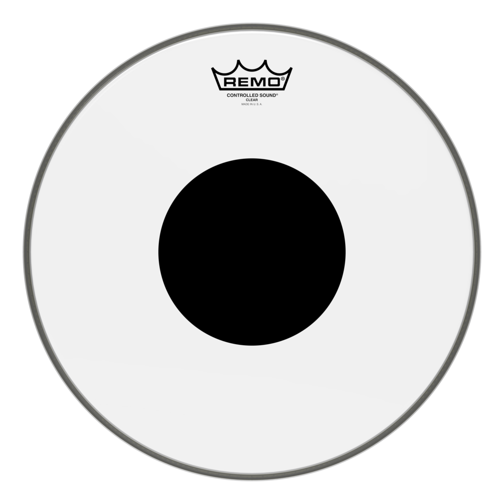 REMO CS-0314-10- Controlled Sound® Şeffaf Top Black Dot™ 14'' Davul Derisi