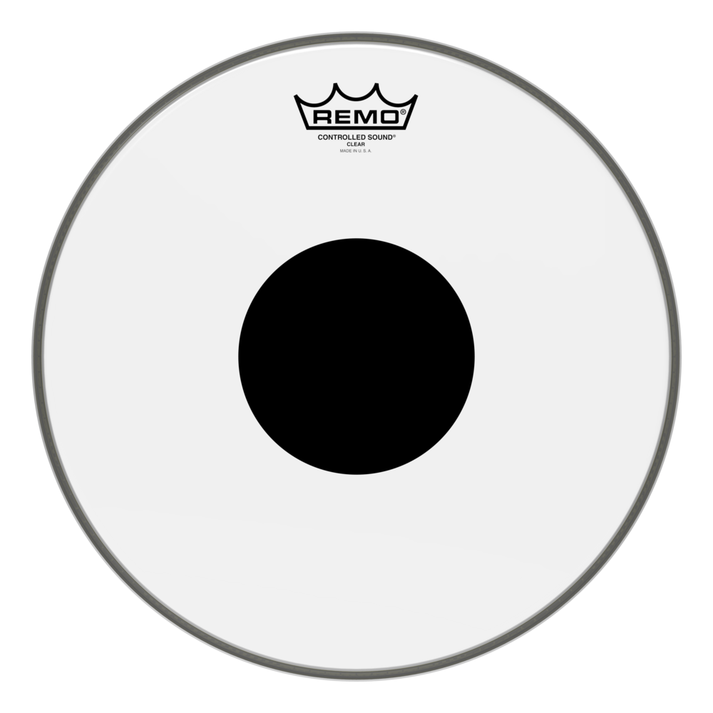 REMO CS-0313-10- Controlled Sound® Şeffaf Top Black Dot™ 13'' Davul Derisi