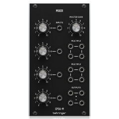BEHRINGER Eurorack için Efsanevi Analog Mikser/Yardımcı Modül