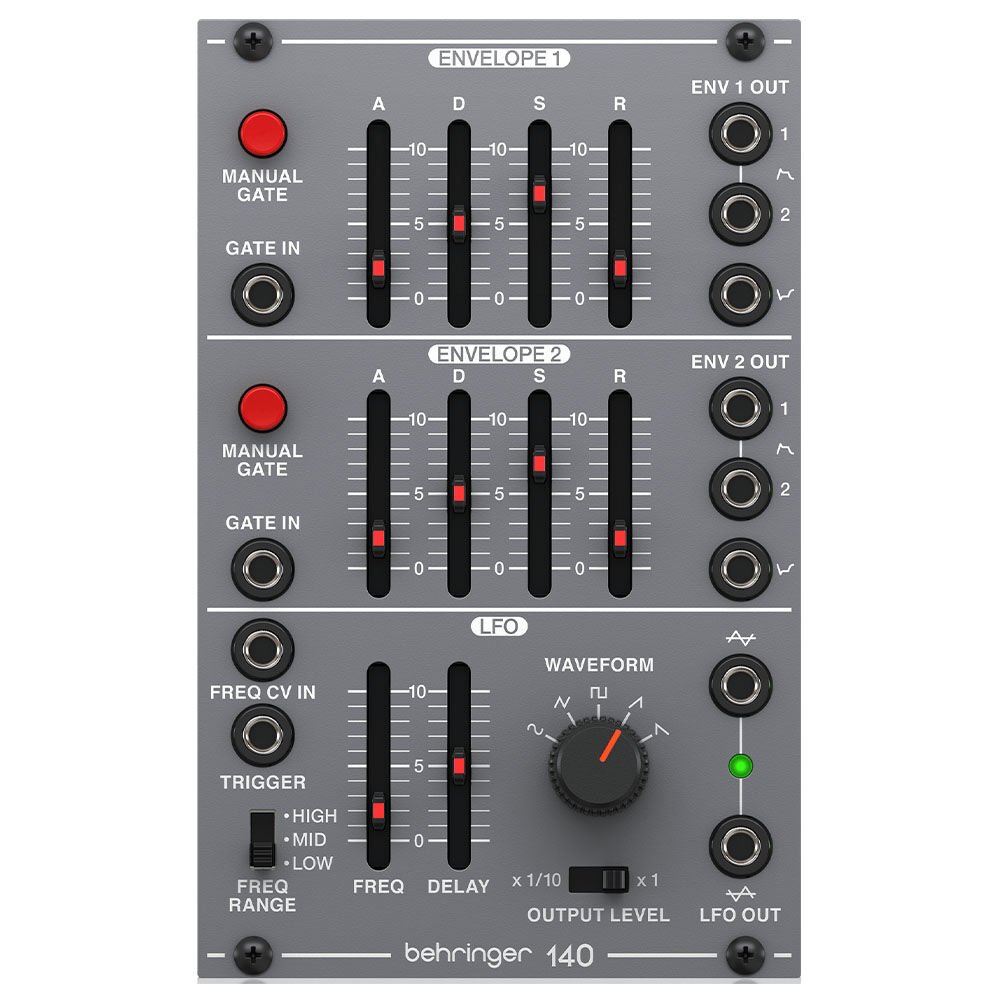 BEHRINGER Eurorack için Efsanevi Analog Çift Zarf/LFO Modülü
