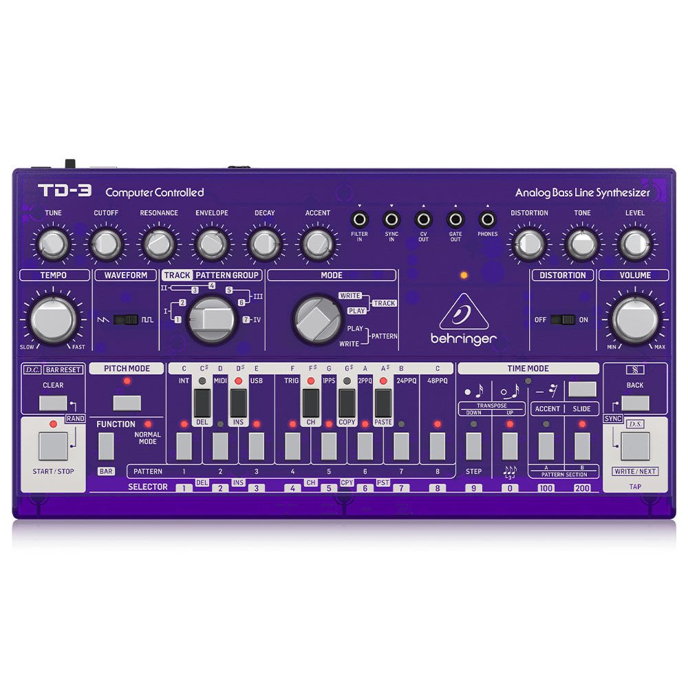 BEHRINGER TD-3-GP Analog Bass Line Synthesizer (Mor)