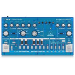 BEHRINGER TD-3-BB Analog Bass Line Synthesizer (Transparan Mavi)