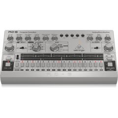 BEHRINGER RD-6-SR RHYTHM DESIGNER Analog Davul Makinesi (Gümüş Gri)