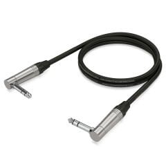 BEHRINGER Gold Performance 0,90 m (3 ft) Enstrüman Patch Kablosu, 1/4'' TRS Sağ Açılı Konnektörlü