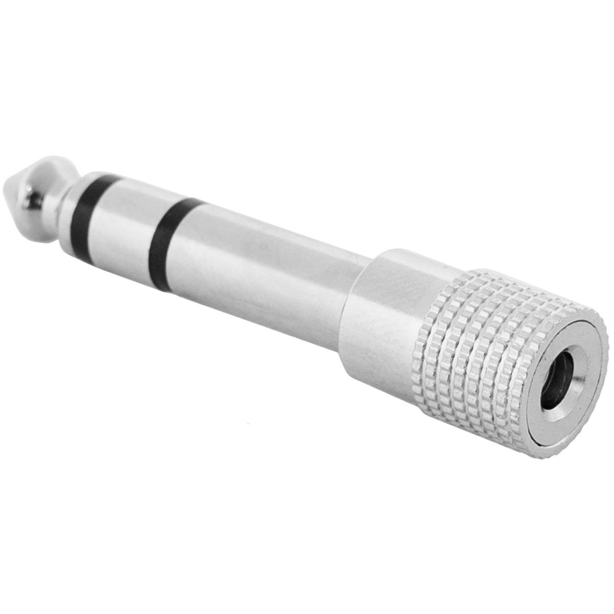 KIRLIN 1/4'' TRS M - 3.5mm TRS F, 2li Nickel Kaplı Dönüştürücü