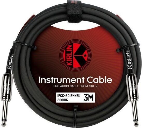 KIRLIN IPCC-201PN-3M-BK / 1/4'' MONO PLUG