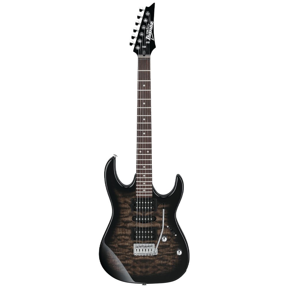 Ibanez GRX70QA-TKS Transparent Black Sunburst Elektro Gitar