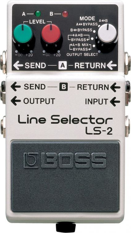 Boss LS-2 Line Selector Compact Pedalı