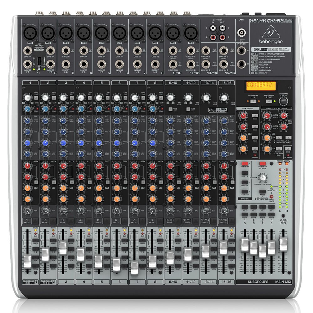 BEHRINGER QX2442USB XENYX  Analog Mixer
