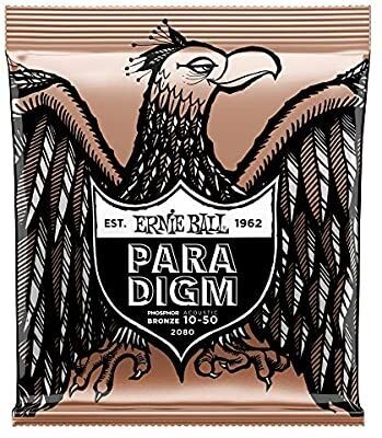 ERNIE BALL P02080 Paradigm Ekstra Light Fosfor Bronz 10-50 Akustik Gitar Tel Seti